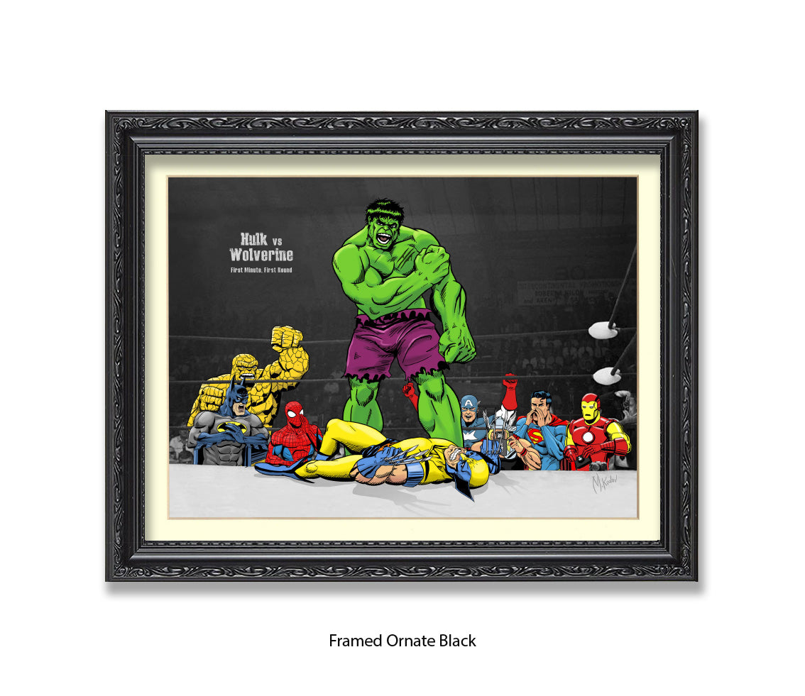 First Minute, First Round - Michael Kozlov Art Print