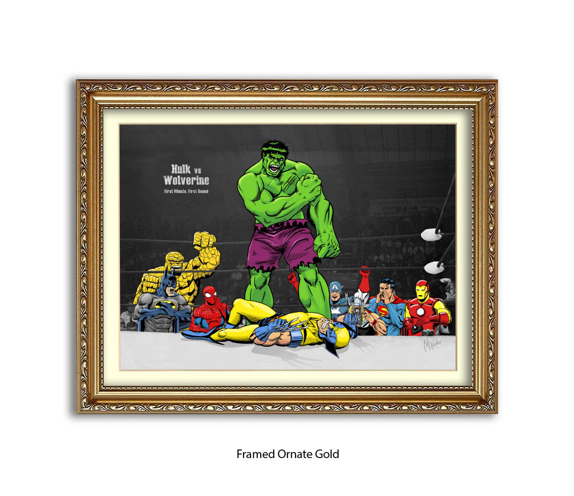 First Minute, First Round - Michael Kozlov Art Print