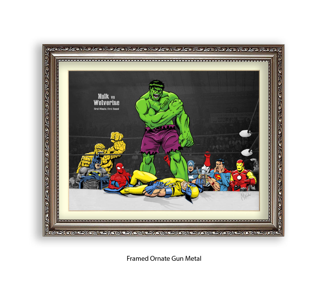 First Minute, First Round - Michael Kozlov Art Print