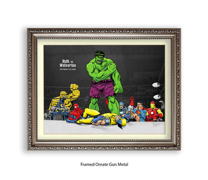 First Minute, First Round - Michael Kozlov Art Print