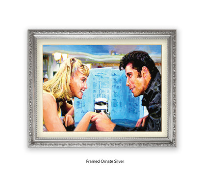Grease - Diner - Michael Kozlov Art Print