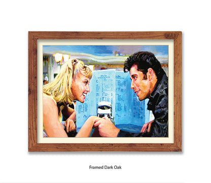 Grease - Diner - Michael Kozlov Art Print