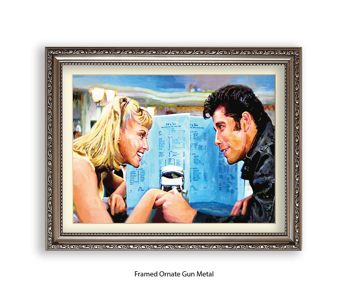 Grease - Diner - Michael Kozlov Art Print