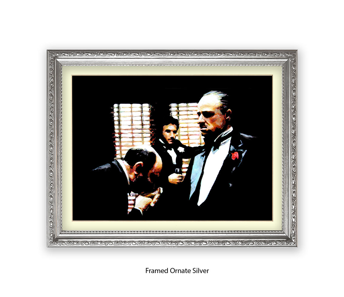 Godfather - Brando Kiss - Michael Kozlov Art Print