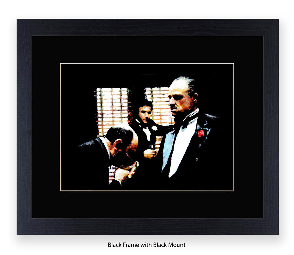 Godfather - Brando Kiss - Michael Kozlov Art Print