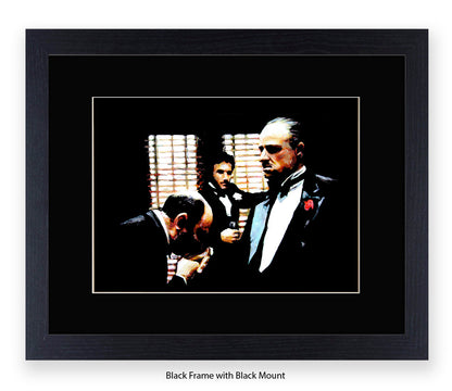 Godfather - Brando Kiss - Michael Kozlov Art Print