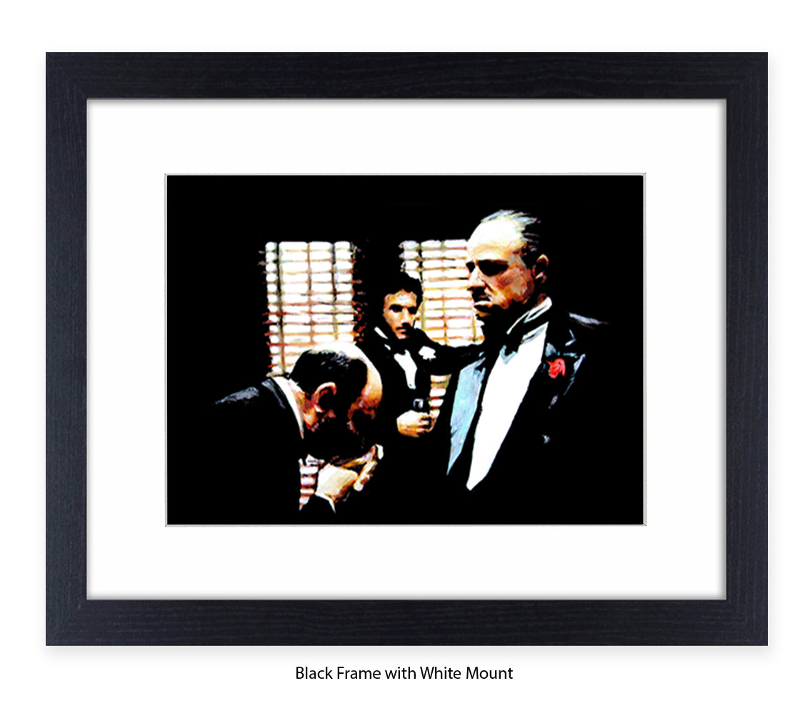 Godfather - Brando Kiss - Michael Kozlov Art Print