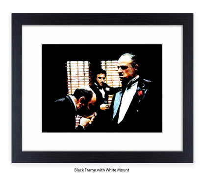 Godfather - Brando Kiss - Michael Kozlov Art Print