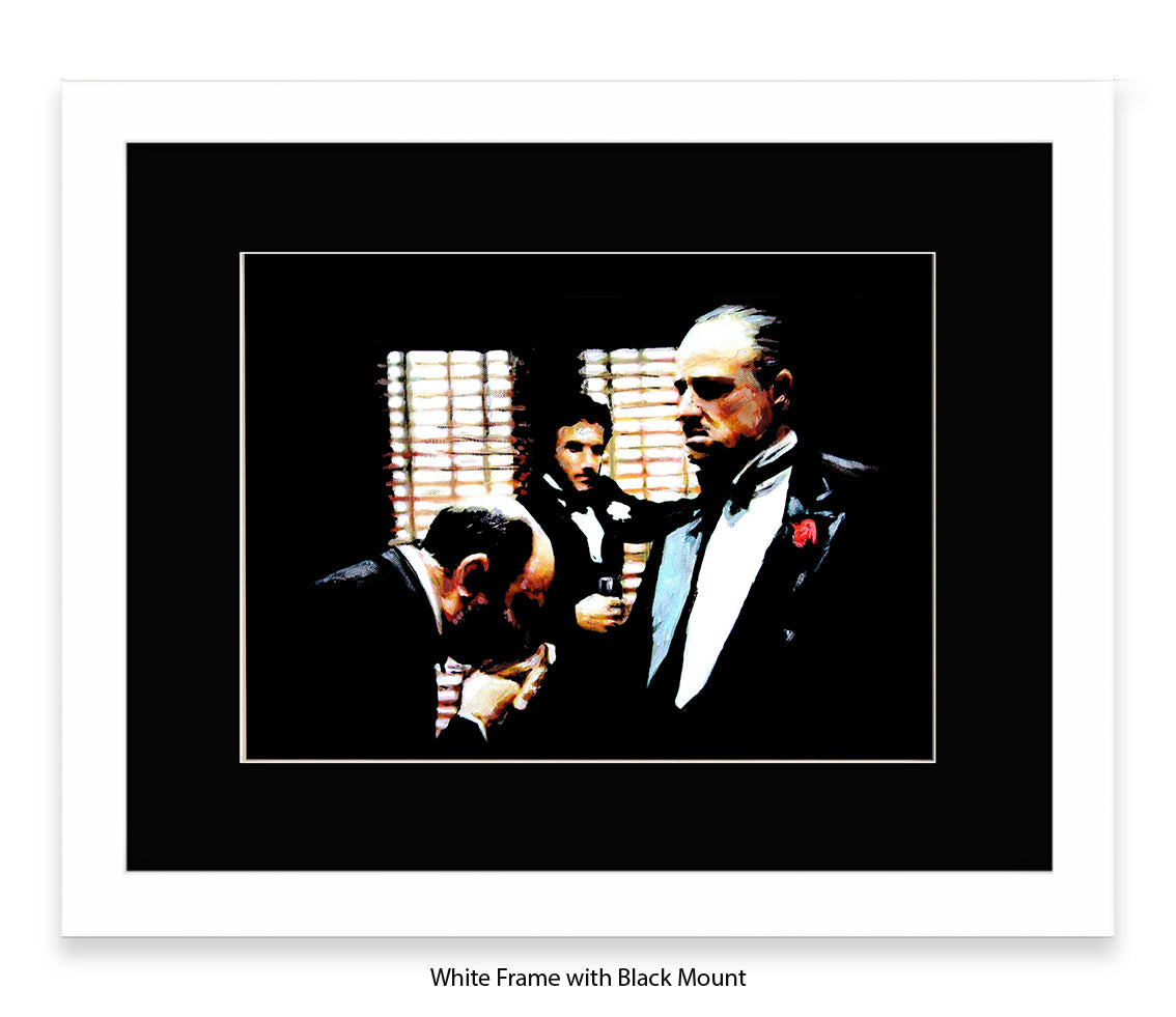 Godfather - Brando Kiss - Michael Kozlov Art Print