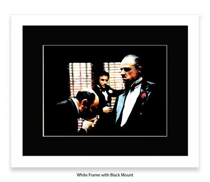 Godfather - Brando Kiss - Michael Kozlov Art Print