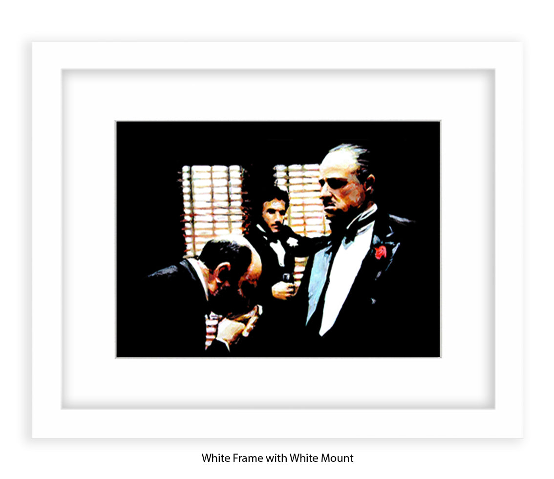 Godfather - Brando Kiss - Michael Kozlov Art Print
