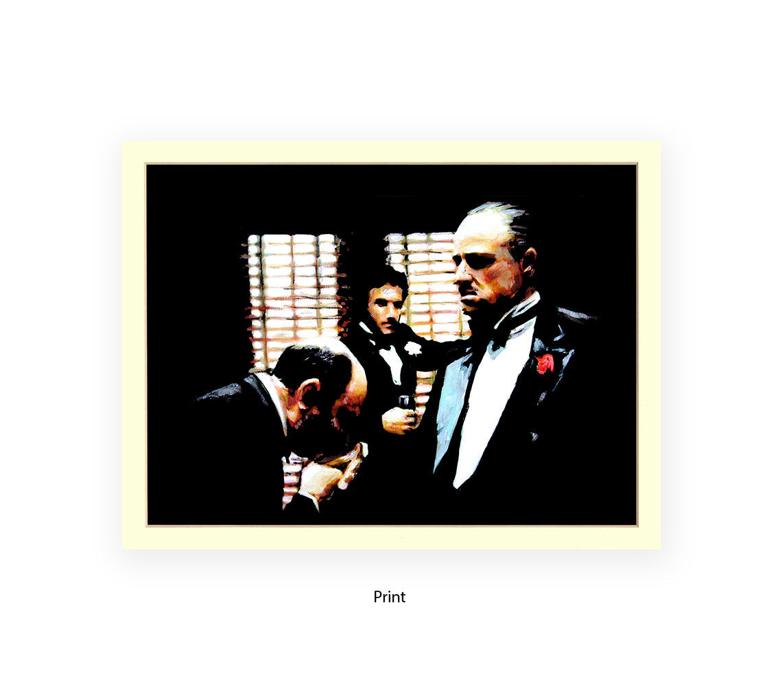 Godfather - Brando Kiss - Michael Kozlov Art Print