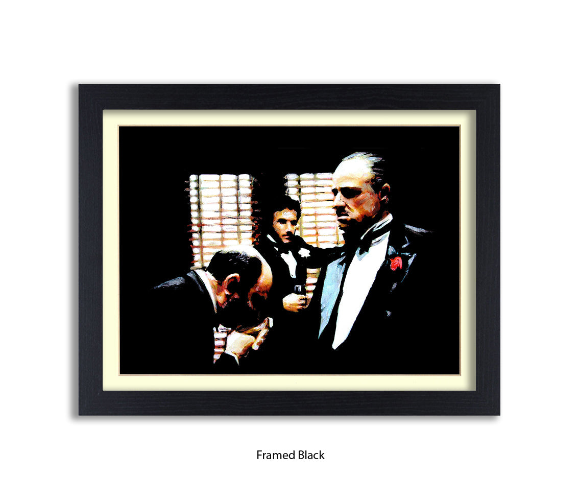 Godfather - Brando Kiss - Michael Kozlov Art Print