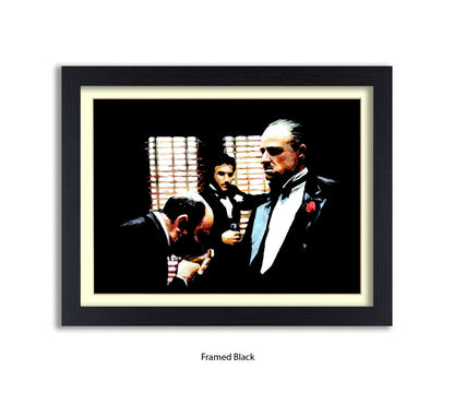 Godfather - Brando Kiss - Michael Kozlov Art Print