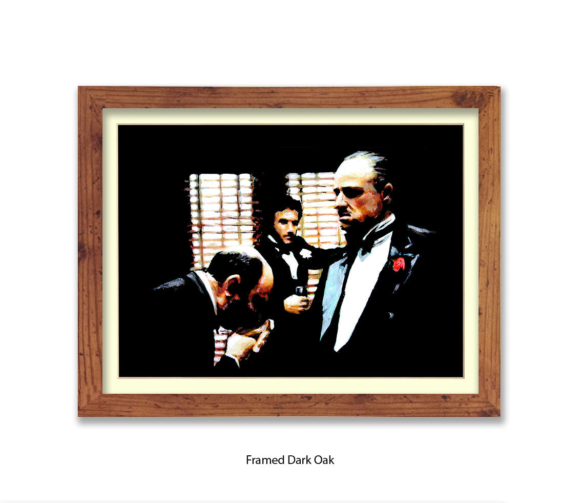 Godfather - Brando Kiss - Michael Kozlov Art Print
