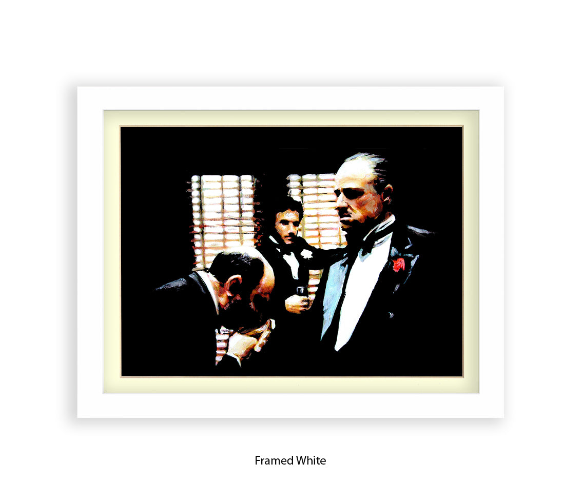 Godfather - Brando Kiss - Michael Kozlov Art Print