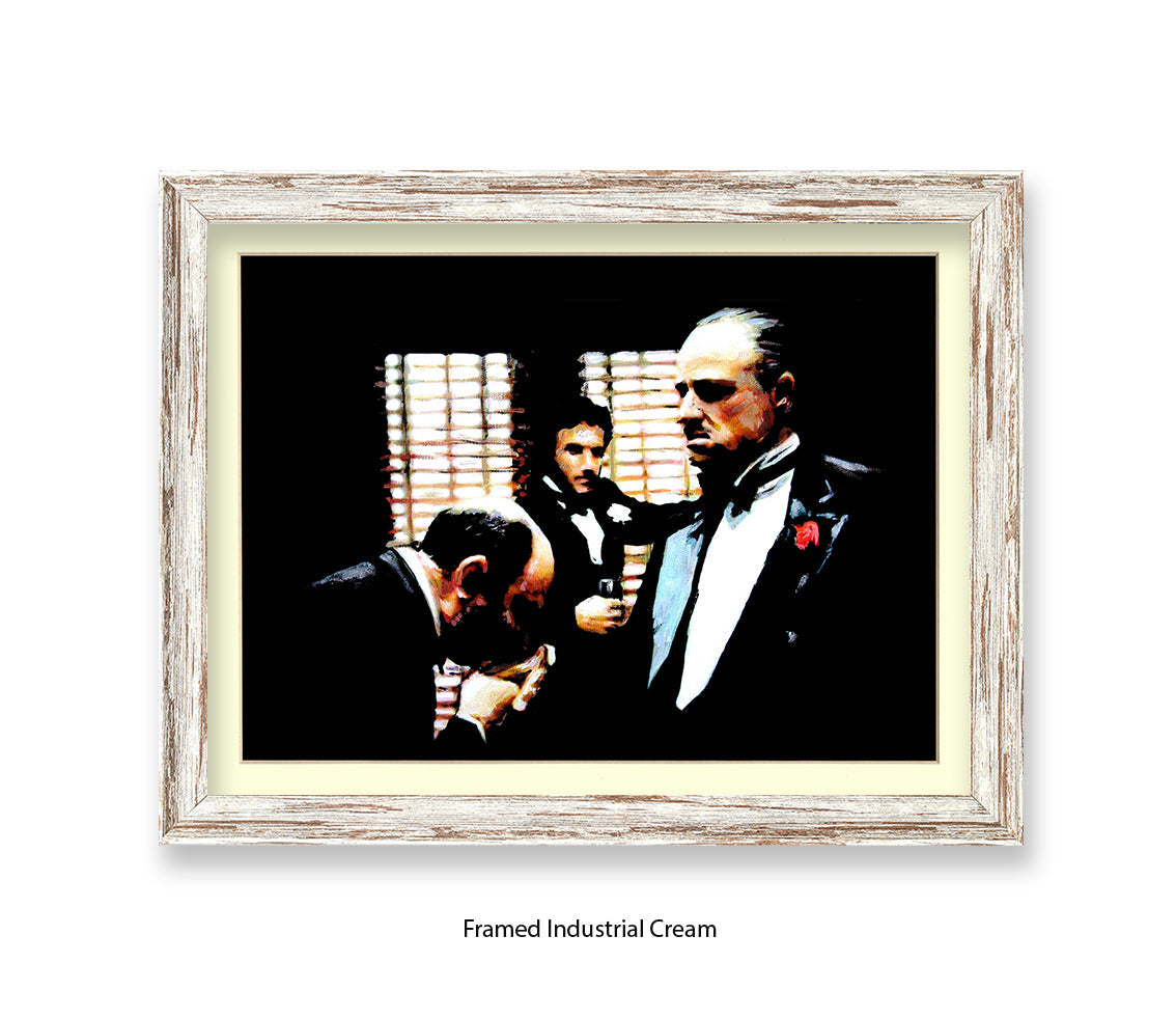 Godfather - Brando Kiss - Michael Kozlov Art Print