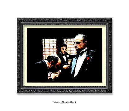 Godfather - Brando Kiss - Michael Kozlov Art Print