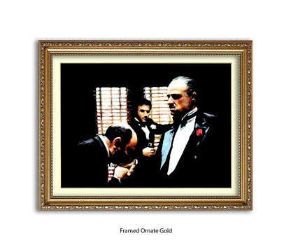 Godfather - Brando Kiss - Michael Kozlov Art Print