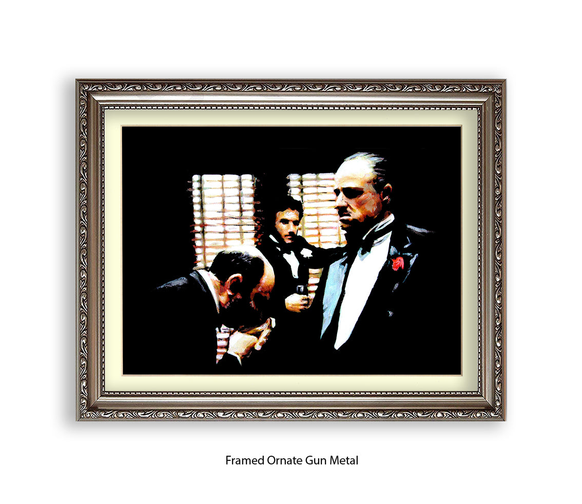 Godfather - Brando Kiss - Michael Kozlov Art Print