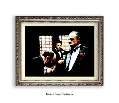 Godfather - Brando Kiss - Michael Kozlov Art Print
