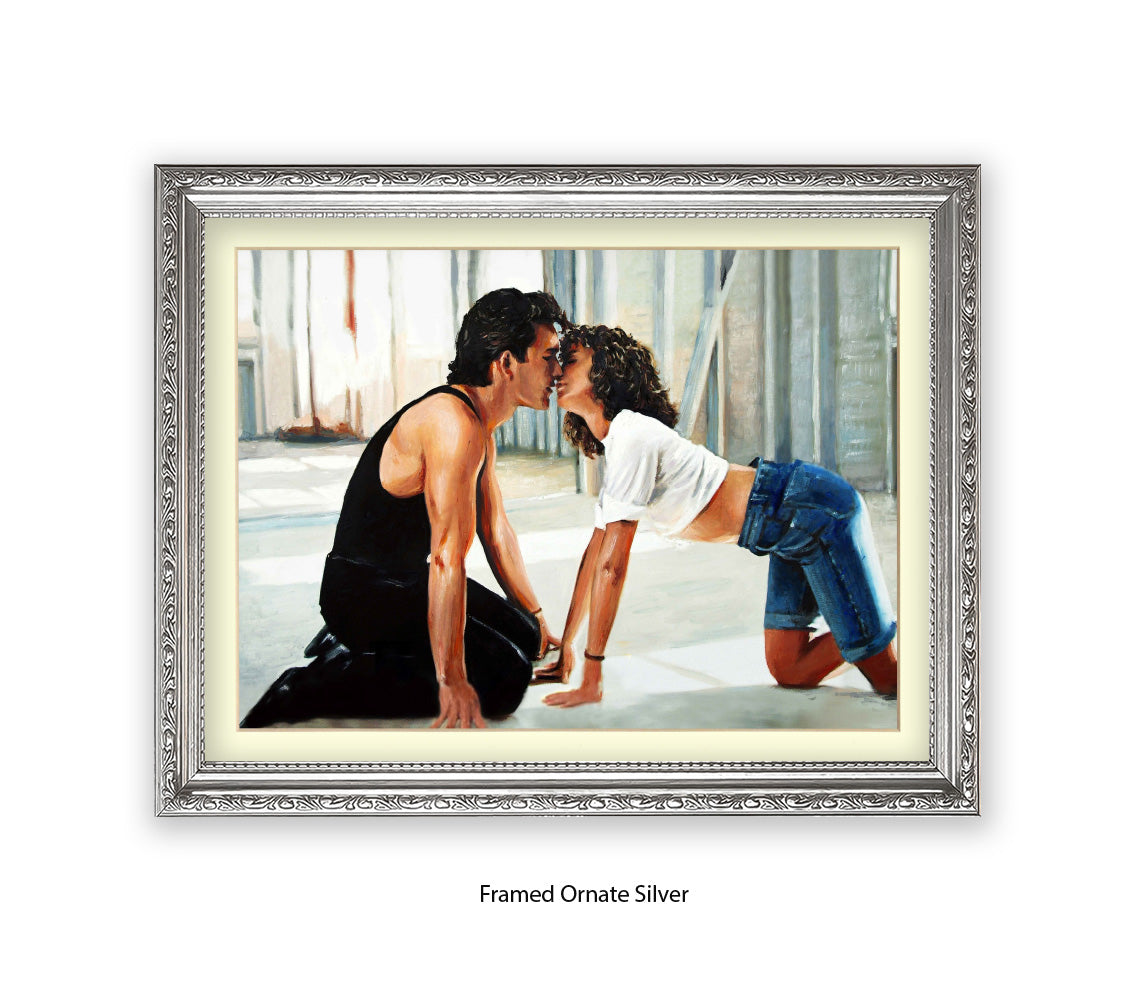 Dirty Dancing - The kiss - Michael Kozlov Art Print
