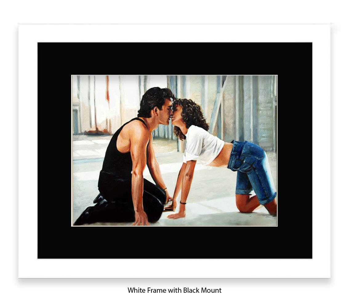 Dirty Dancing - The kiss - Michael Kozlov Art Print