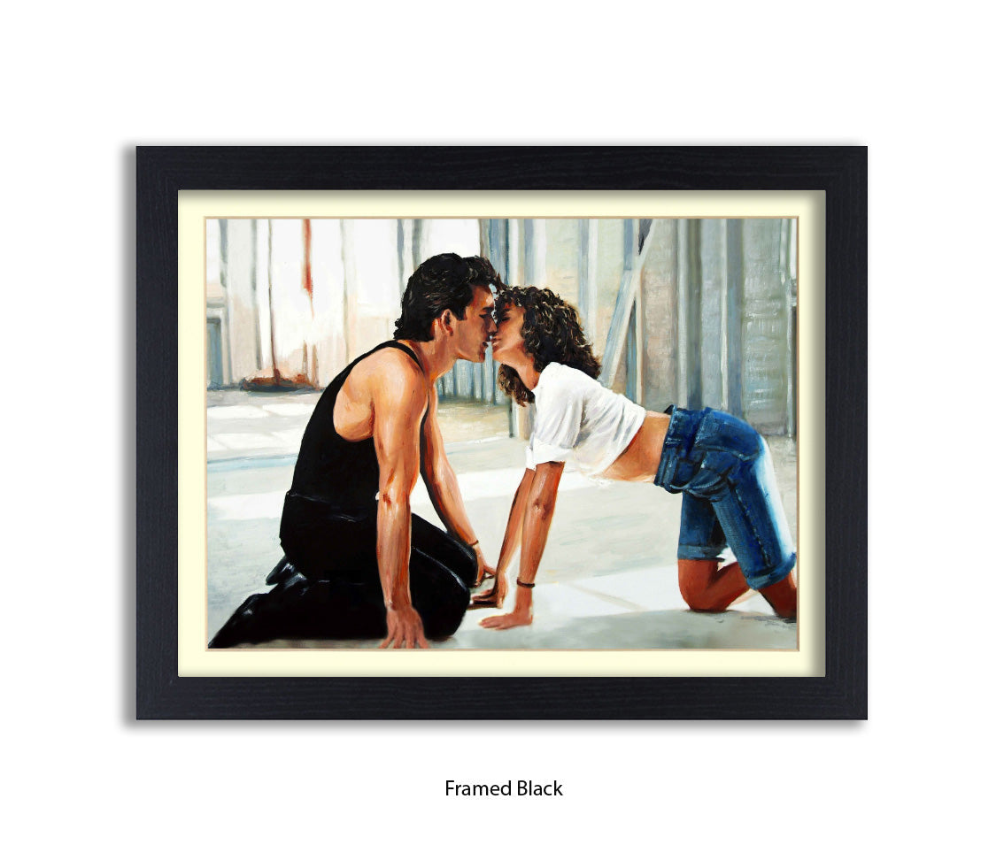 Dirty Dancing - The kiss - Michael Kozlov Art Print