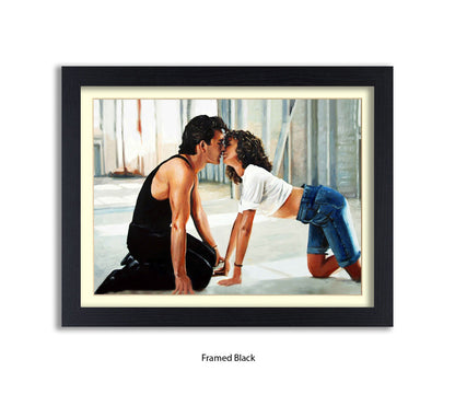 Dirty Dancing - The kiss - Michael Kozlov Art Print