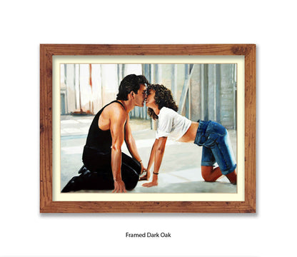 Dirty Dancing - The kiss - Michael Kozlov Art Print