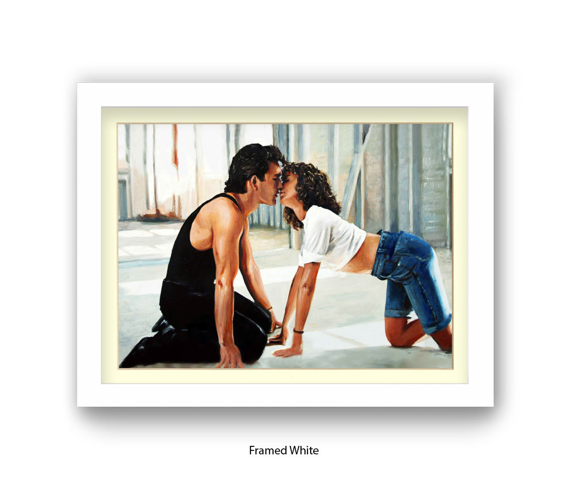 Dirty Dancing - The kiss - Michael Kozlov Art Print