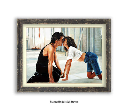 Dirty Dancing - The kiss - Michael Kozlov Art Print