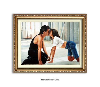 Dirty Dancing - The kiss - Michael Kozlov Art Print