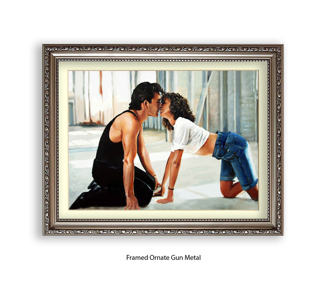 Dirty Dancing - The kiss - Michael Kozlov Art Print