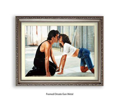 Dirty Dancing - The kiss - Michael Kozlov Art Print