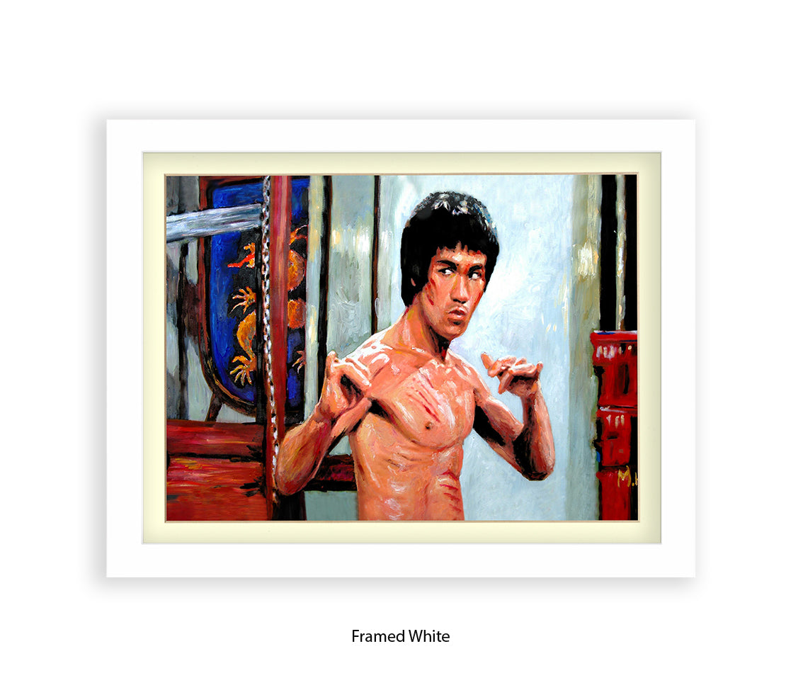 Bruce lee - Colour - Michael Kozlov Art Print