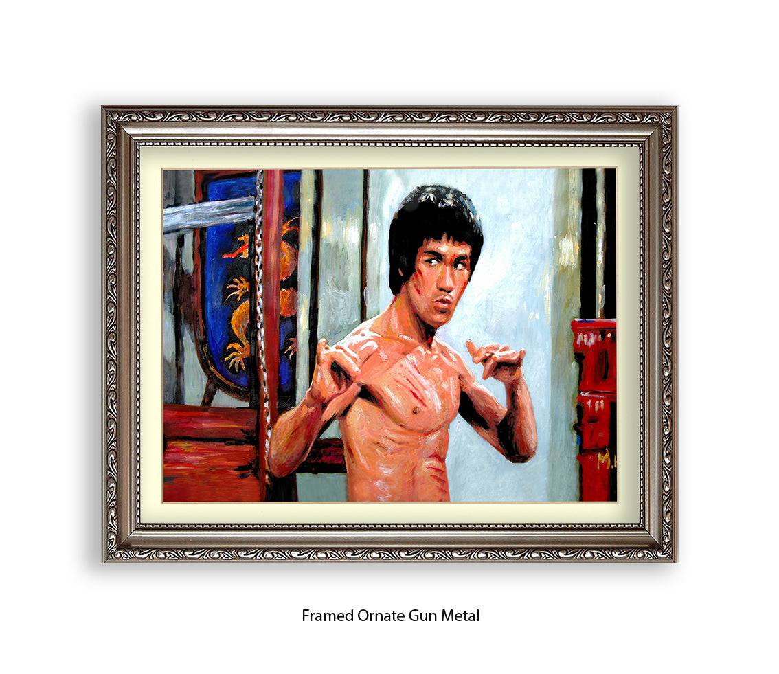Bruce lee - Colour - Michael Kozlov Art Print