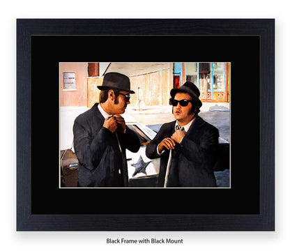 Blues Brothers - Michael Kozlov Art Print