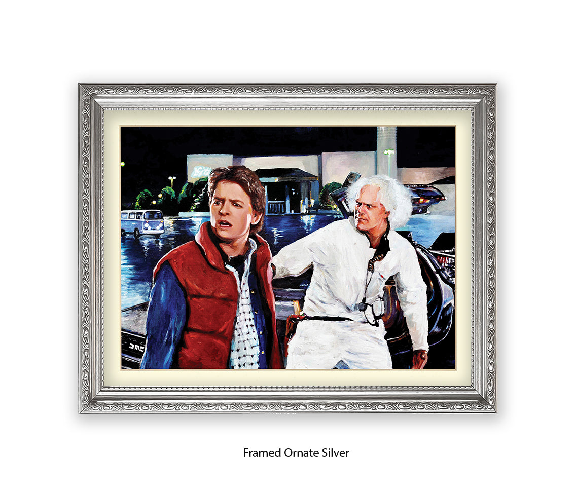 Back To The Future Doc - Michael Kozlov Art Print