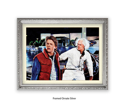 Back To The Future Doc - Michael Kozlov Art Print