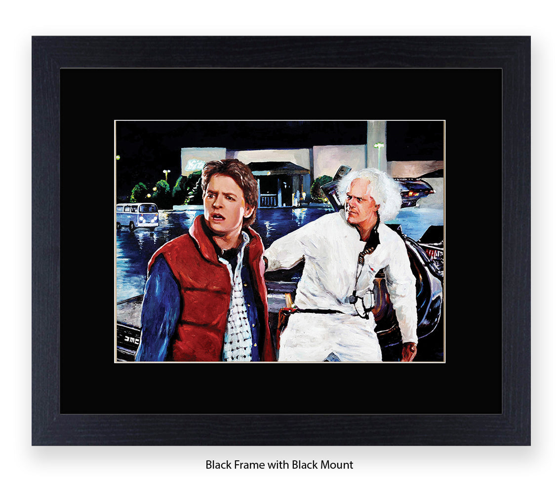 Back To The Future Doc - Michael Kozlov Art Print