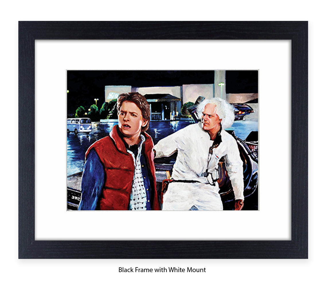 Back To The Future Doc - Michael Kozlov Art Print
