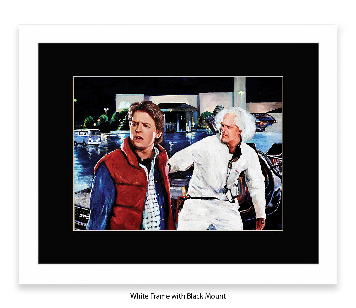 Back To The Future Doc - Michael Kozlov Art Print