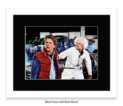 Back To The Future Doc - Michael Kozlov Art Print