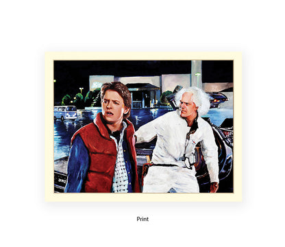 Back To The Future Doc - Michael Kozlov Art Print