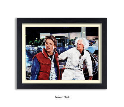 Back To The Future Doc - Michael Kozlov Art Print