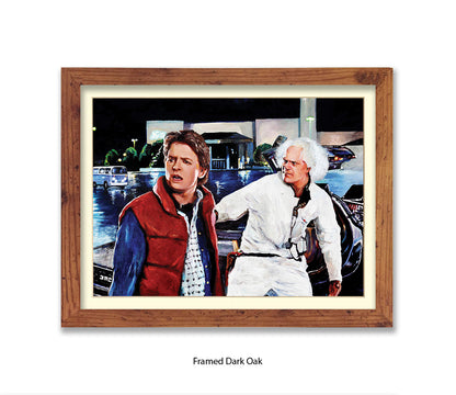 Back To The Future Doc - Michael Kozlov Art Print