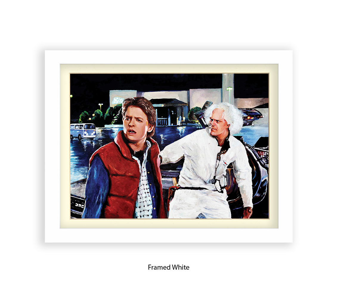 Back To The Future Doc - Michael Kozlov Art Print
