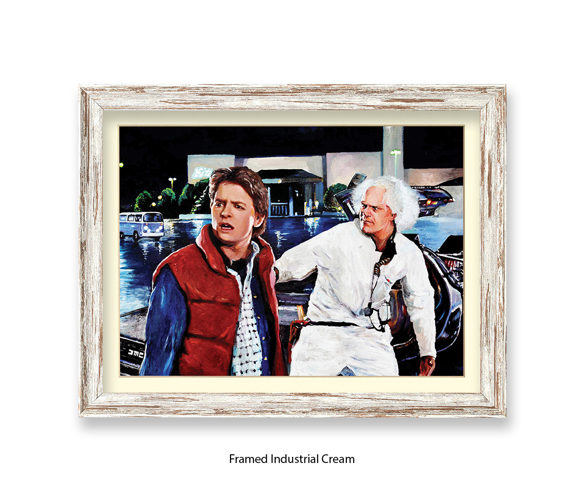 Back To The Future Doc - Michael Kozlov Art Print