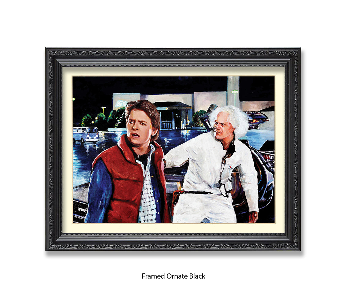 Back To The Future Doc - Michael Kozlov Art Print